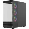MODECOM Volcano AQ100 ARGB Midi-Tower κουτί PC - μαύρο