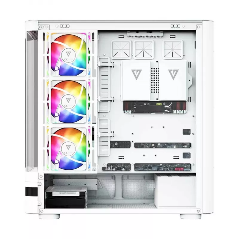 MODECOM Volcano AQ200 ARGB κουτί Midi-Tower λευκό