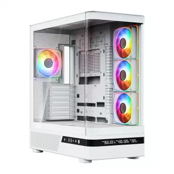 MODECOM Volcano AQ200 ARGB κουτί Midi-Tower λευκό