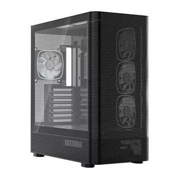 MODECOM Volcano AQ300 ARGB Midi Tower Μαύρο