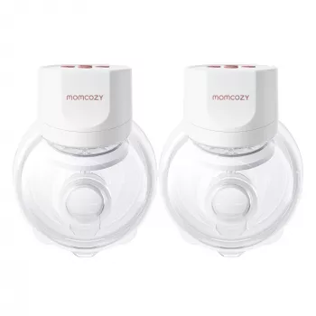 MOMCOZY S12 PRO+ Φορητό Θήλαστρο Λευκό Διπλή Συσκευασία