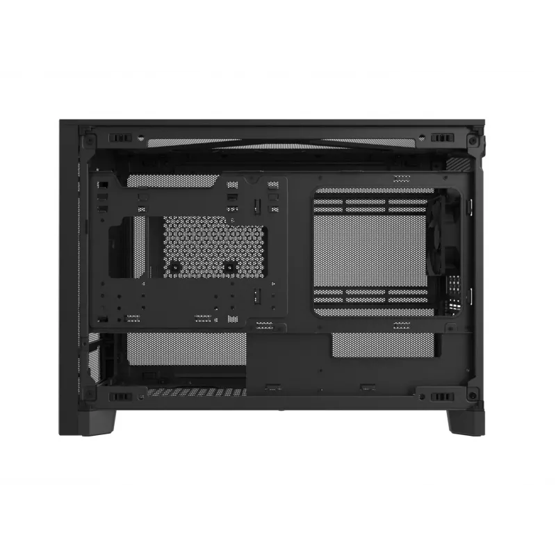 Montech TEN (B) Mini-Tower κουτί PC, tempered glass, μαύρο, Micro-ATX/Mini-ITX