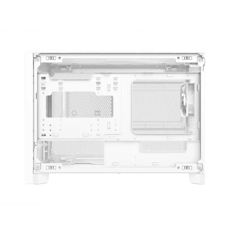 MONTECH TEN (W) Κουτί PC Mini Tower Λευκό - Micro ATX / Mini-ITX, Tempered Glass, ARGB