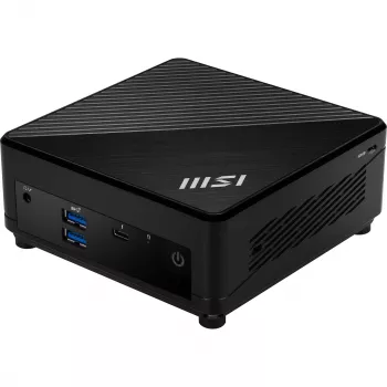 MSI Cubi 5 12M 407BEU Barebone Mini-PC, Intel Core i3-1215U, 0GB RAM, Χωρίς Αποθηκευτικό χώρο, Wi-Fi 6E, Bluetooth 5.3, Μαύρο