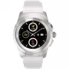 MyKronoz ZeTime Smartwatch Ασημί/Λευκό Σιλικόνη Επίπεδο