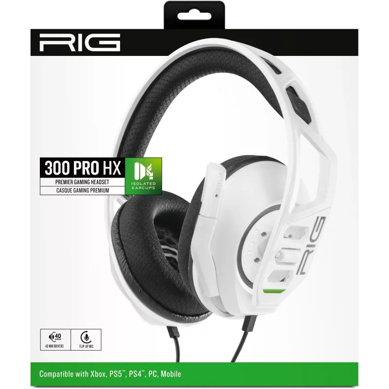 NACON RIG 300HX Gaming Headset για Xbox, Λευκό
