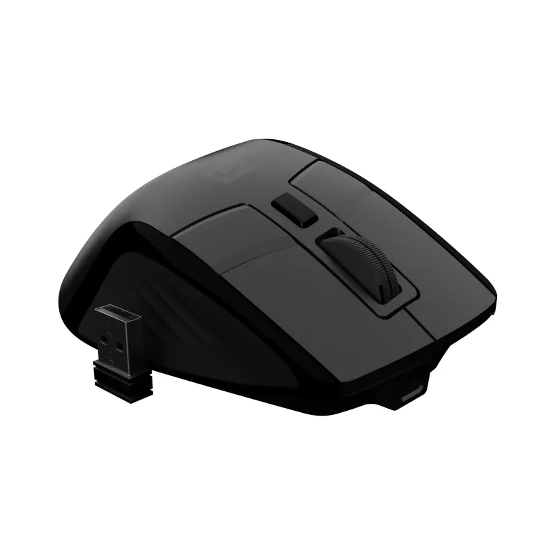 Natec Jaguar Pro ασύρματο ποντίκι gaming, 2,4 GHz + Bluetooth, 4000 DPI, μαύρο