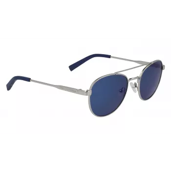 Nautica N4641SP-040 Ανδρικό Ορθογώνια Πολωμένα Γυαλιά Ηλίου - Ματ Μαύρο Σκελετό, Γκρι Φακούς