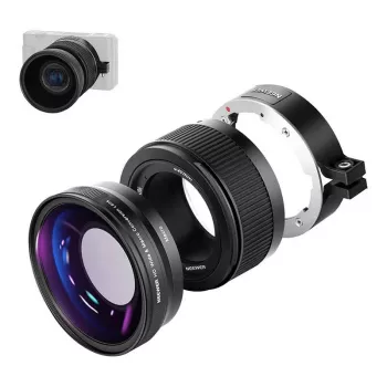 NEEWER Ευρυγώνιος φακός για Sony ZV1 (Μαύρο)