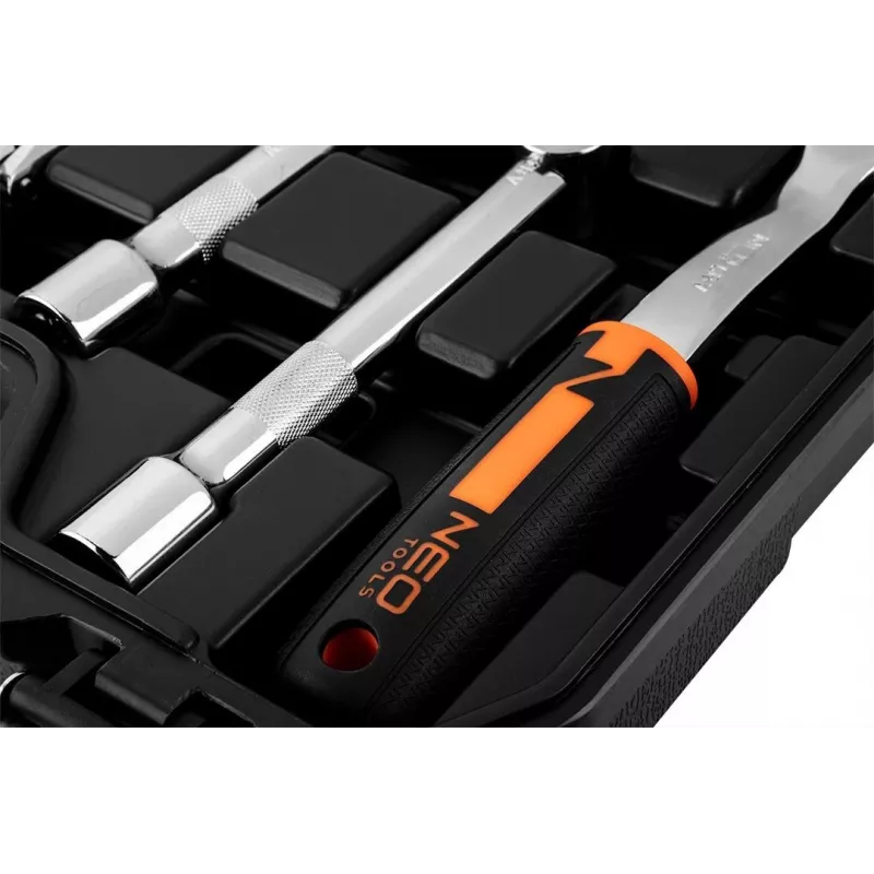 NEO Tools 10-042 Σετ καρυδάκια 1/4 ίντσας 46 τεμαχίων με bits και αξεσουάρ