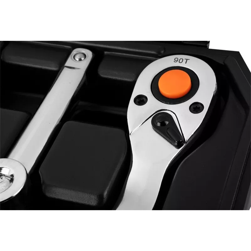 NEO Tools 10-042 Σετ καρυδάκια 1/4 ίντσας 46 τεμαχίων με bits και αξεσουάρ