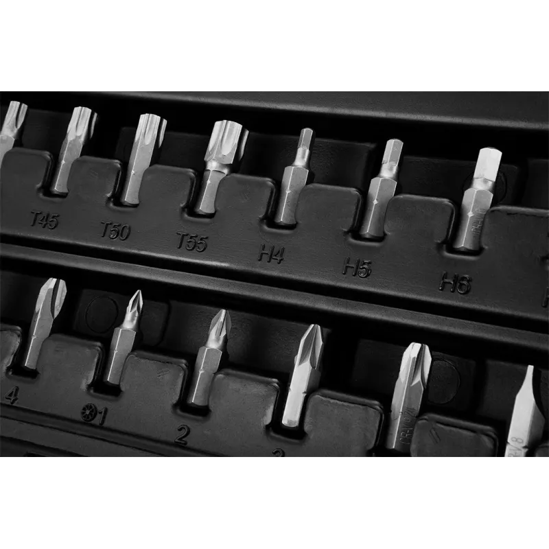 NEO Tools 10-042 Σετ καρυδάκια 1/4 ίντσας 46 τεμαχίων με bits και αξεσουάρ