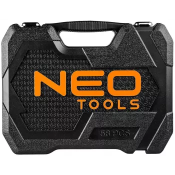 NEO Tools 10-042 Σετ καρυδάκια 1/4 ίντσας 46 τεμαχίων με bits και αξεσουάρ