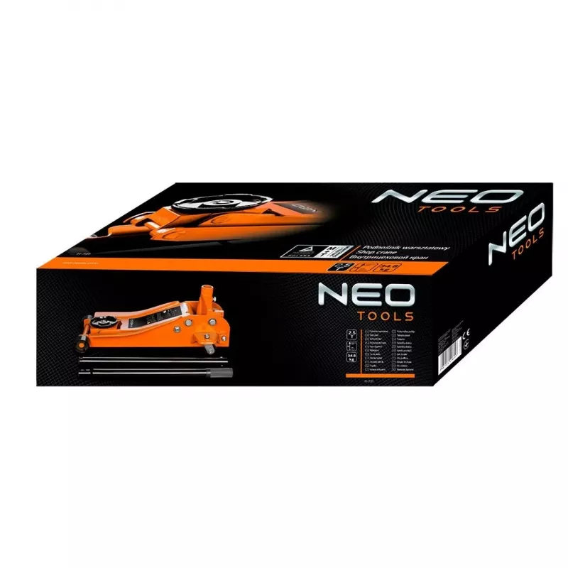 NEO TOOLS 11-731 Υδραυλικός γρύλος χαμηλού προφίλ 2,5 τόνοι