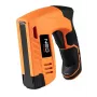 NEO Tools 16-050 χειροκίνητο συρραπτικό για ταπετσαρίες, μονώσεις και διακοσμήσεις, ρυθμιζόμενη δύναμη, συρραπτικά τύπου J 6-14 mm, μαύρο/πορτοκαλί