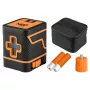 NEO TOOLS 75-146 Επίπεδο λέιζερ σταυρού 15 m πράσινη δέσμη με βαλίτσα