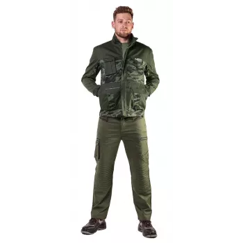 NEO TOOLS 81-211-M Softshell Ανδρικό Μπουφάν Εργασίας, Γκρι/Μαύρο/Πράσινο, Μέγεθος M, Αδιάβροχο, Αντιανεμικό, Αναπνέον, Αντανακλαστικό