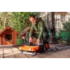 NEO TOOLS 81-241-M Παντελόνι εργασίας με τσέπες προστασίας γονάτων, γκρι/μαύρο, μέγεθος M