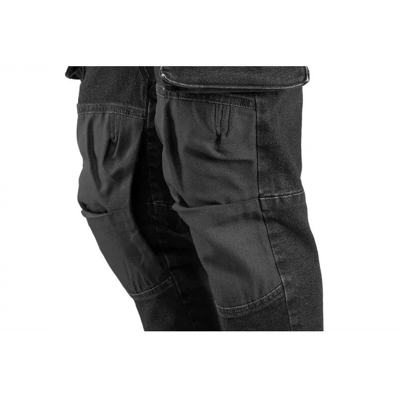 NEO TOOLS DENIM παντελόνι εργασίας, μαύρο, μέγεθος L