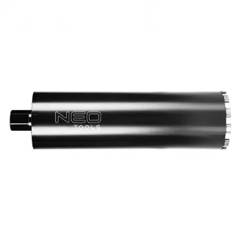 NEO TOOLS Διαμαντοτρύπανο 132 mm x 470 mm, Σπείρωμα 1 1/4 inch UNC, Υγρή διάτρηση για οπλισμένο σκυρόδεμα και τοιχοποιία