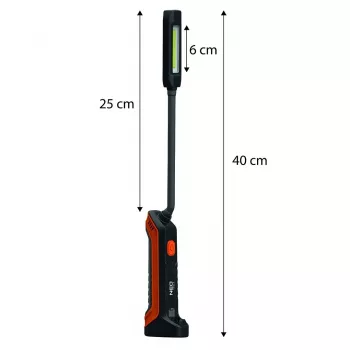 NEO TOOLS Επαναφορτιζόμενος φακός επιθεώρησης 400 lm COB + φακός 99-102