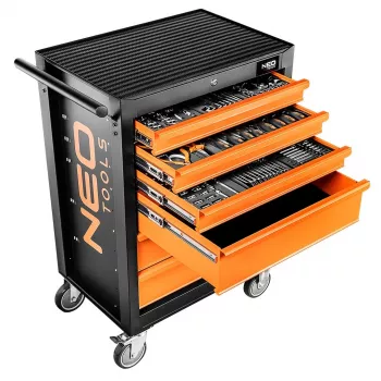 NEO TOOLS Ερμάριο συνεργείου, 6 συρτάρια + 149 εργαλεία | 84-221-9