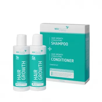 Neofolics Σαμπουάν και Conditioner για τόνωση της τριχοφυΐας Starter Kit 2x100ml