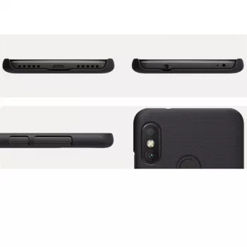 Nillkin Super Frosted Shield θήκη για Xiaomi Redmi Note 6 Pro - μαύρο