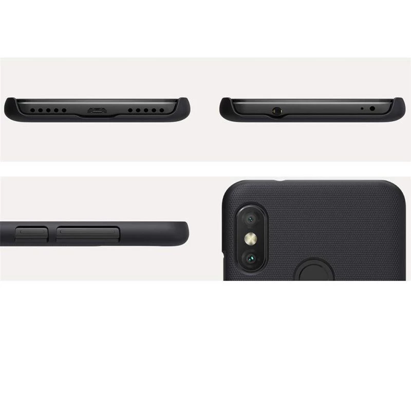Nillkin Super Frosted Shield θήκη για Xiaomi Redmi Note 6 Pro - μαύρο