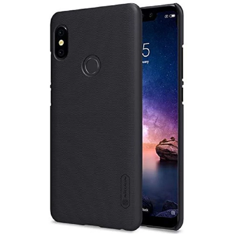 Nillkin Super Frosted Shield θήκη για Xiaomi Redmi Note 6 Pro - μαύρο