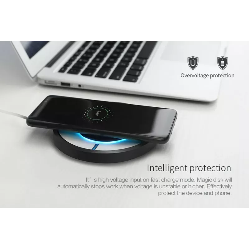 Nillkin Universal Magic Disk IV Ασύρματος Φορτιστής Μαύρο