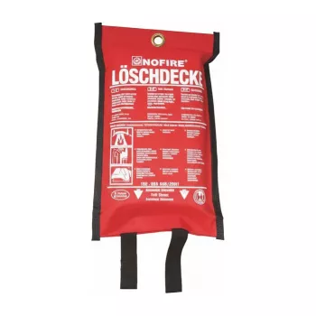 No Fire Πυροσβεστική κουβέρτα NO 120x120 Poly 1C σε σακούλα πολυαιθυλενίου