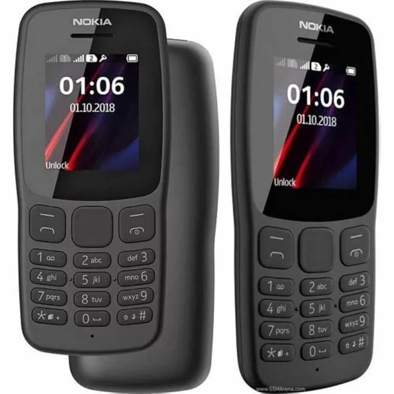 Nokia 106 TA-1114 Dual SIM 4MB μαύρο OEM