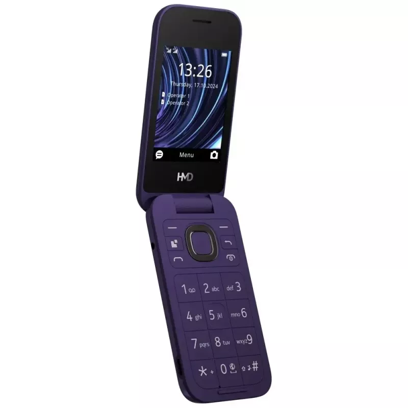 Nokia 2660 Flip TA-1711 DS μωβ 4G Feature Phone
