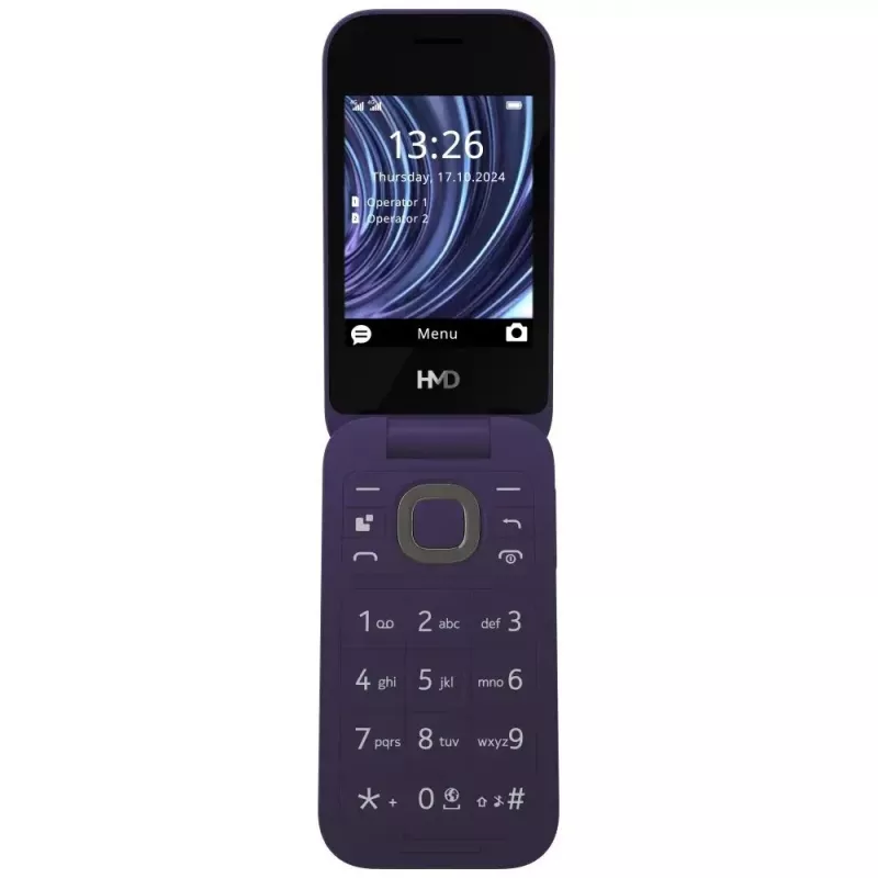 Nokia 2660 Flip TA-1711 DS μωβ 4G Feature Phone