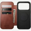 NOMAD Δερμάτινη θήκη για iPhone 17 Pro με MagSafe και πορτοφόλι