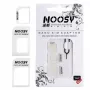 Noosy NS-SIM-WH Κιτ προσαρμογέα καρτών SIM Λευκό (Nano/Micro σε Micro/Standard, 3 προσαρμογείς + βελόνα εξαγωγής)