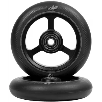 North Index Pro Scooter Wheels 2-Pack Μαύρο-Λευκό