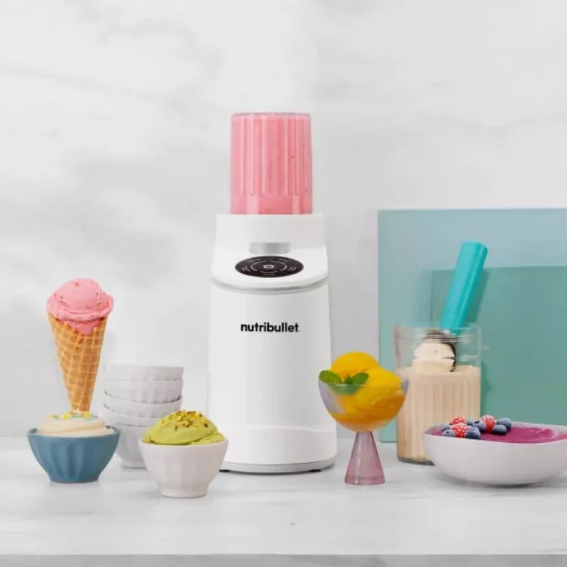 NutriBullet NBD0503W Μηχανή παγωτού Λευκό
