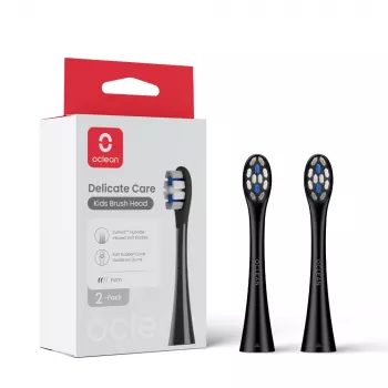 Oclean Κεφαλή οδοντόβουρτσας Kids Brush Head P3K8 2 τεμ. Μαύρο