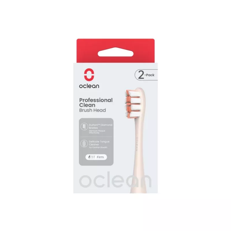 Oclean Professional Clean Κεφαλή Βούρτσας P1C8 Gold 2 τεμ.