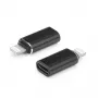 OEM προσαρμογέας USB-C θηλυκή υποδοχή σε Lightning αρσενικό μαύρο