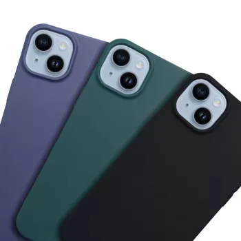 OEM θήκη για Honor X6c ματ μπλε κάλυμμα πλάτης σιλικόνης
