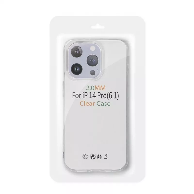 OEM Θήκη για iPhone 12 Mini Clear Case 2 mm (Προστασία Κάμερας) Διάφανη
