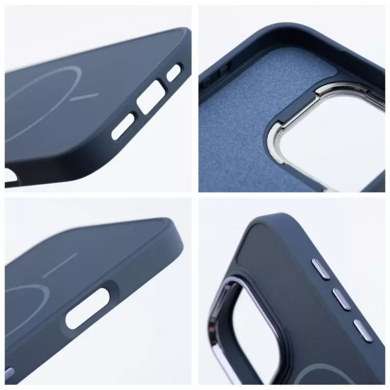 OEM Θήκη για iPhone 13 Mini Frame Mag Cover συμβατή με MagSafe Navy Blue