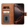 OEM Θήκη Flip για iPhone 16 Pro Max Jeans Book Μπλε