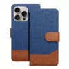 OEM Θήκη Flip για iPhone 16 Pro Max Jeans Book Μπλε