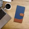 OEM Θήκη Flip για iPhone 16 Pro Max Jeans Book Μπλε