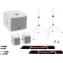 Omnitronic 20000837 Ενεργό ηχείο PA 8 ιντσών με Bluetooth, USB/SD, 800W Peak, Λευκό