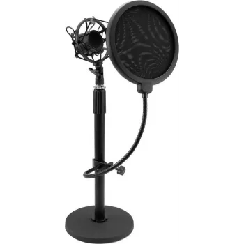 OMNITRONIC MSP-1 Βάση Μικροφώνου με Αντικραδασμική Αραχνοειδή Βάση και Pop Filter 60006024